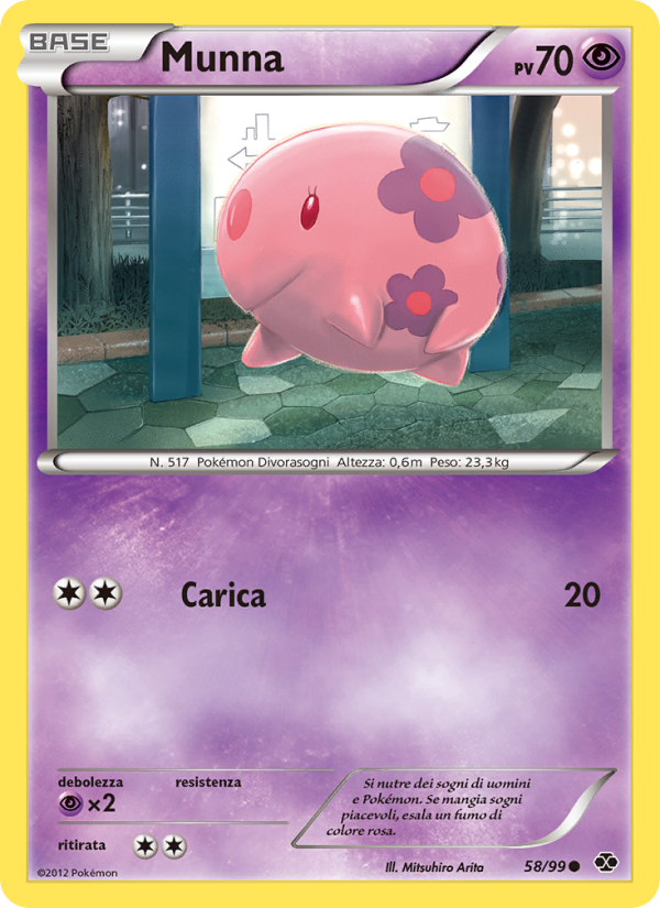 Munna 058/103 — Next Destinies (Italian Pokémon TCG card)