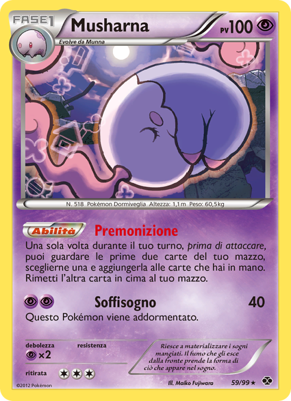 Musharna 059/103 — Next Destinies (Italian Pokémon TCG card)