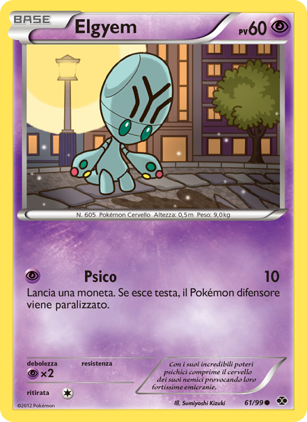 Elgyem 061/103 — Next Destinies (Italian Pokémon TCG card)