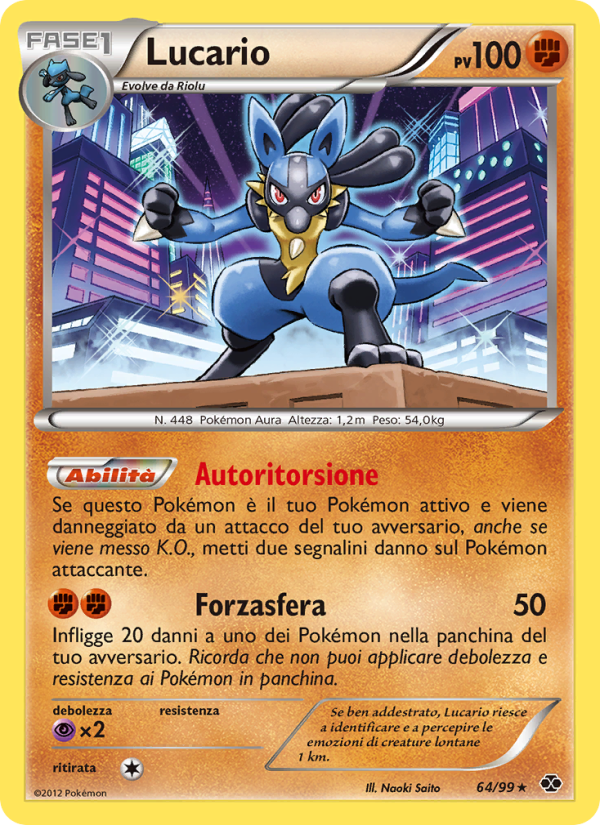 Lucario 064/103 — Next Destinies (Italian Pokémon TCG card)