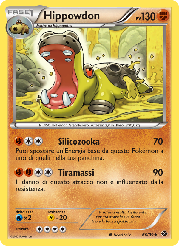 Hippowdon 066/103 — Next Destinies (Italian Pokémon TCG card)