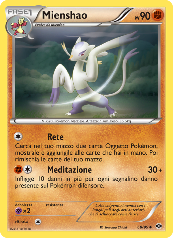 Mienshao 068/103 — Next Destinies (Italian Pokémon TCG card)