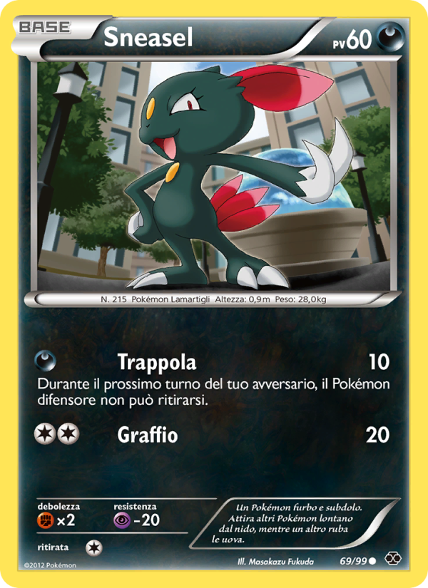 Sneasel 069/103 — Next Destinies (Italian Pokémon TCG card)