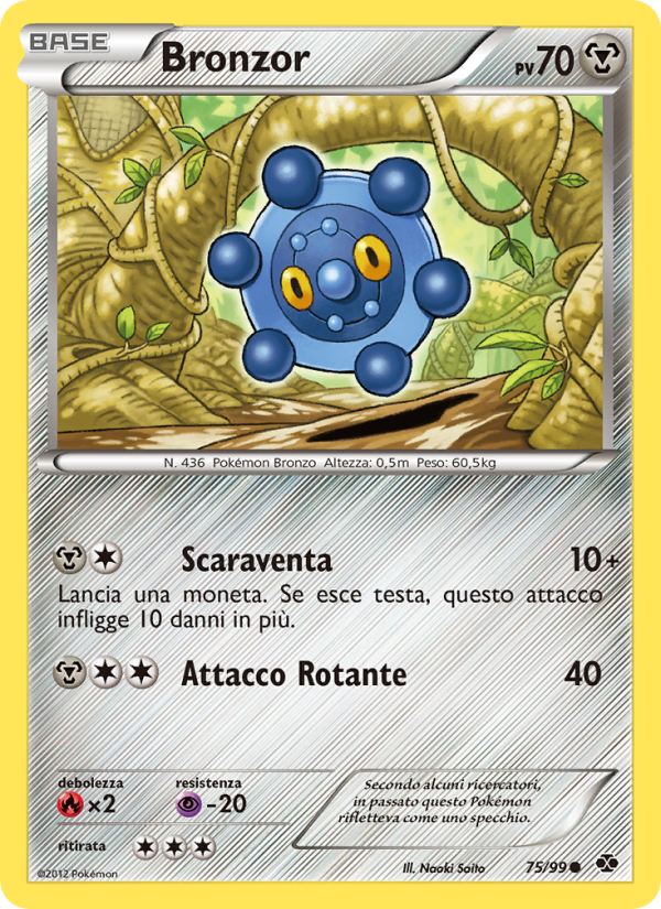 Bronzor 075/103 — Next Destinies (Italian Pokémon TCG card)