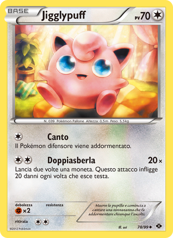 Jigglypuff 078/103 — Next Destinies (Italian Pokémon TCG card)