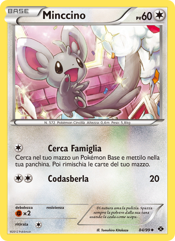 Minccino 084/103 — Next Destinies (Italian Pokémon TCG card)