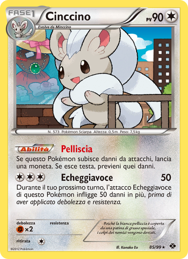 Cinccino 085/103 — Next Destinies (Italian Pokémon TCG card)