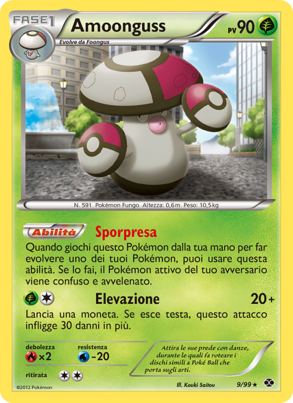 Amoonguss 009/103 — Next Destinies (Italian Pokémon TCG card)