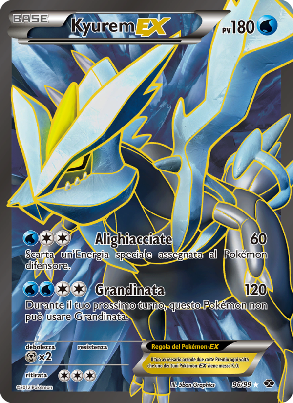Kyurem-EX 096/103 — Next Destinies (Italian Pokémon TCG card)