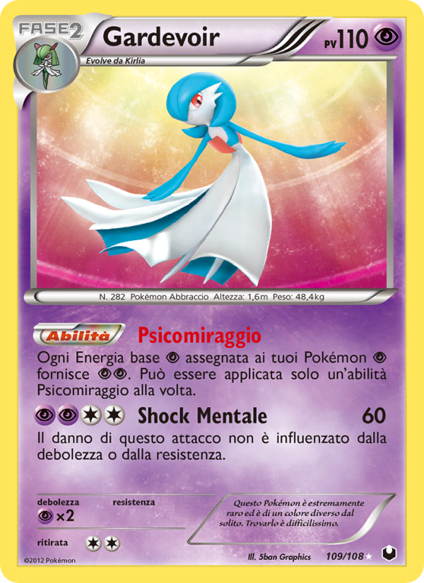 Gardevoir 109/111 — Dark Explorers (Italian Pokémon TCG card)