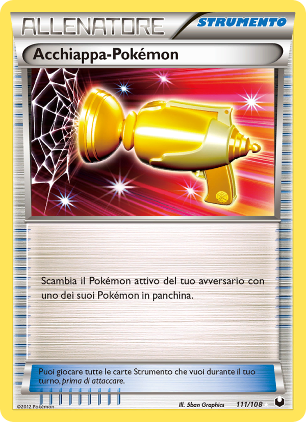 Acchiappa-Pokémon 111/111 — Dark Explorers (Italian Pokémon TCG card)