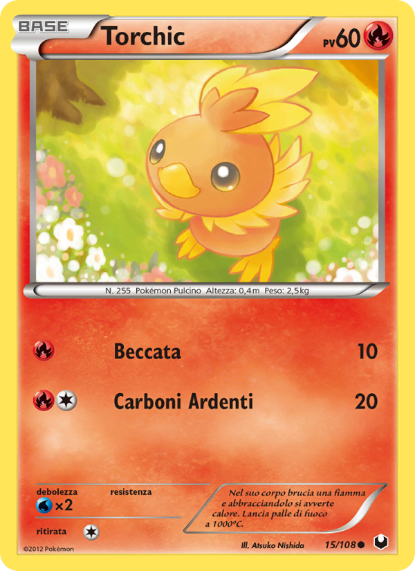 Torchic 015/111 — Dark Explorers (Italian Pokémon TCG card)