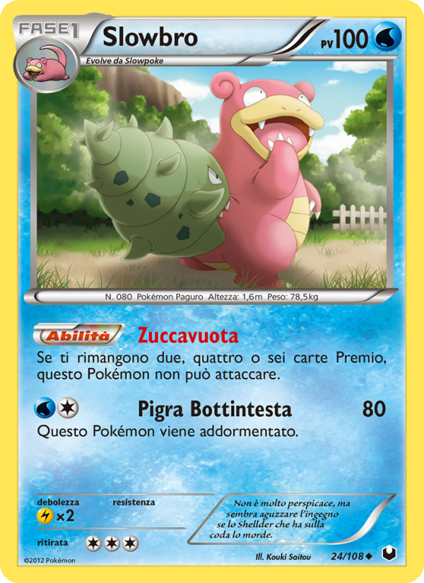 Slowbro 024/111 — Dark Explorers (Italian Pokémon TCG card)