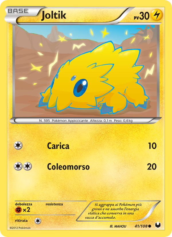 Joltik 041/111 — Dark Explorers (Italian Pokémon TCG card)