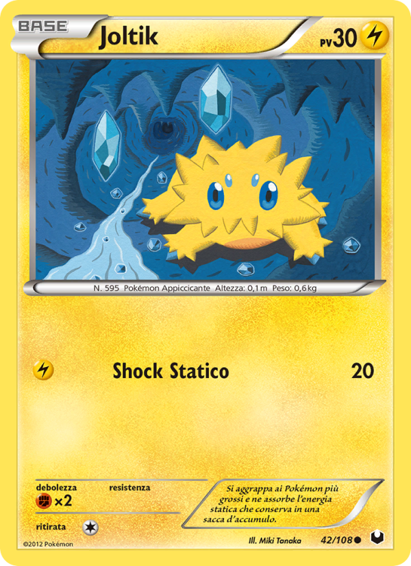 Joltik 042/111 — Dark Explorers (Italian Pokémon TCG card)