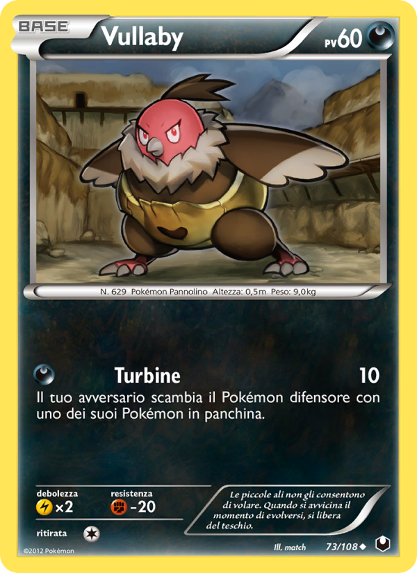 Vullaby 073/111 — Dark Explorers (Italian Pokémon TCG card)