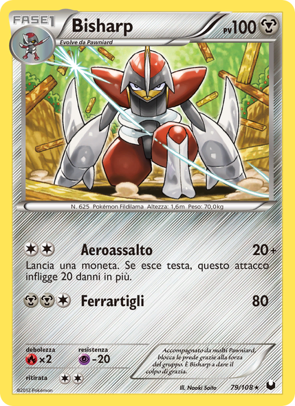 Bisharp 079/111 — Dark Explorers (Italian Pokémon TCG card)