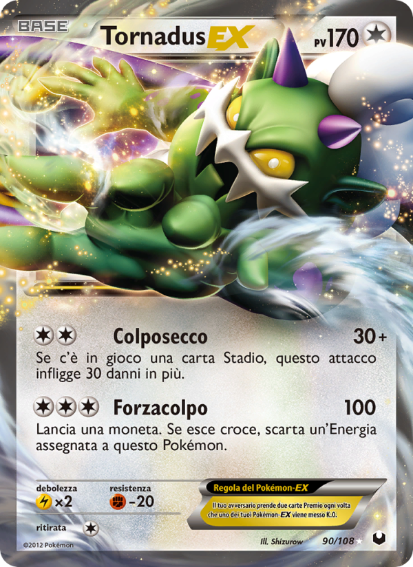 Tornadus-EX 090/111 — Dark Explorers (Italian Pokémon TCG card)