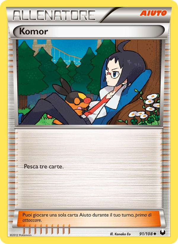 Komor 091/111 — Dark Explorers (Italian Pokémon TCG card)
