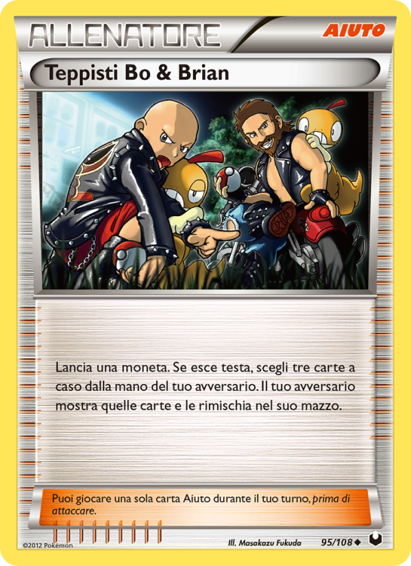 Teppisti Bo & Brian 095/111 — Dark Explorers (Italian Pokémon TCG card)
