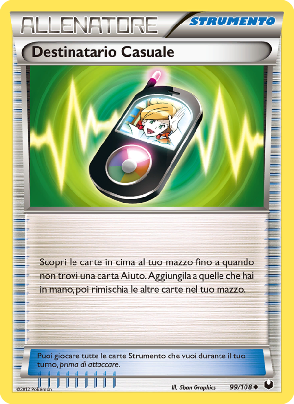 Destinatario Casuale 099/111 — Dark Explorers (Italian Pokémon TCG card)
