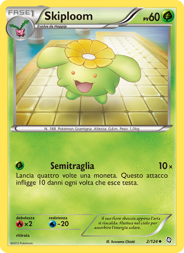 Skiploom 002/128 — Dragons Exalted (Italian Pokémon TCG card)