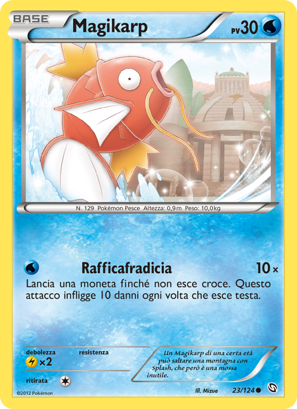 Magikarp 023/128 — Dragons Exalted (Italian Pokémon TCG card)