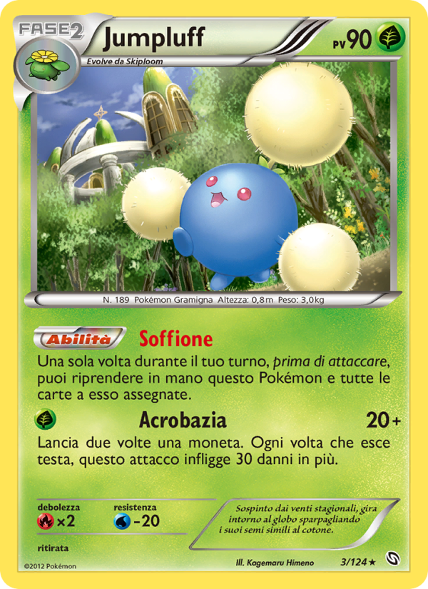 Jumpluff 003/128 — Dragons Exalted (Italian Pokémon TCG card)