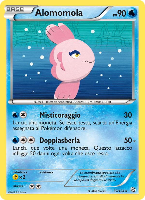 Alomomola 037/128 — Dragons Exalted (Italian Pokémon TCG card)