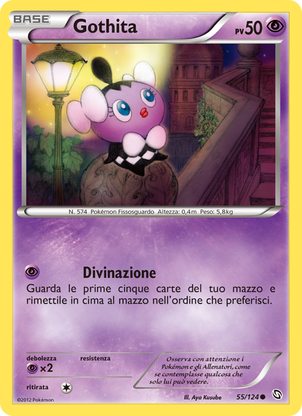 Gothita 055/128 — Dragons Exalted (Italian Pokémon TCG card)