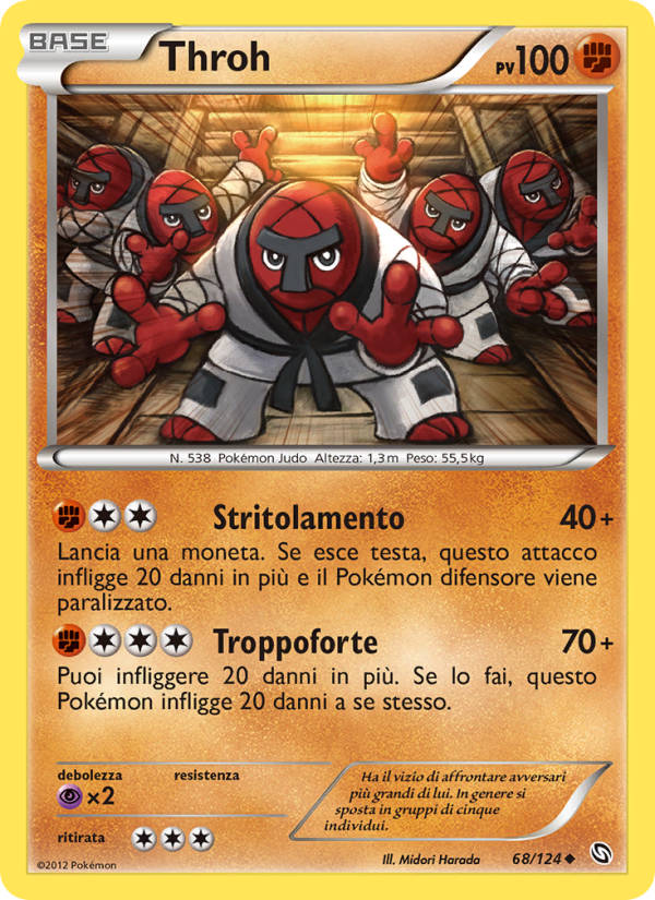 Throh 068/128 — Dragons Exalted (Italian Pokémon TCG card)