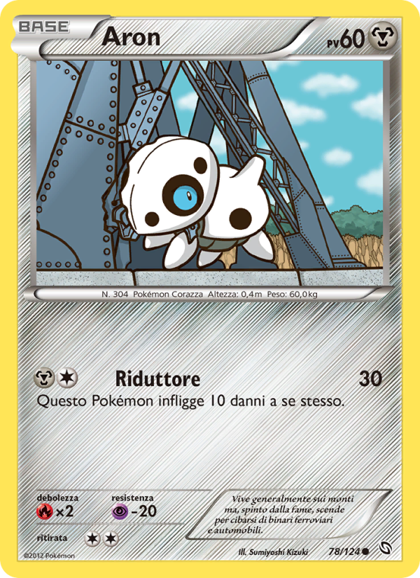 Aron 078/128 — Dragons Exalted (Italian Pokémon TCG card)