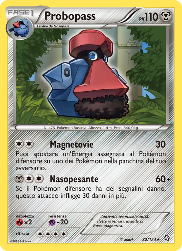 Probopass 082/128 — Dragons Exalted (Italian Pokémon TCG card)