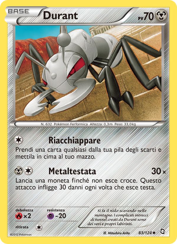 Durant 083/128 — Dragons Exalted (Italian Pokémon TCG card)