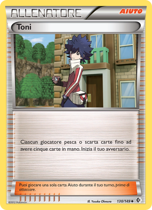 Toni 130/153 — Boundaries Crossed (Italian Pokémon TCG card)