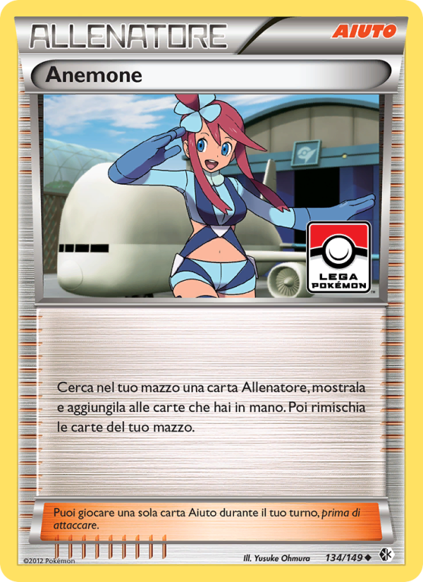 Anemone 134/153 — Boundaries Crossed (Italian Pokémon TCG card)