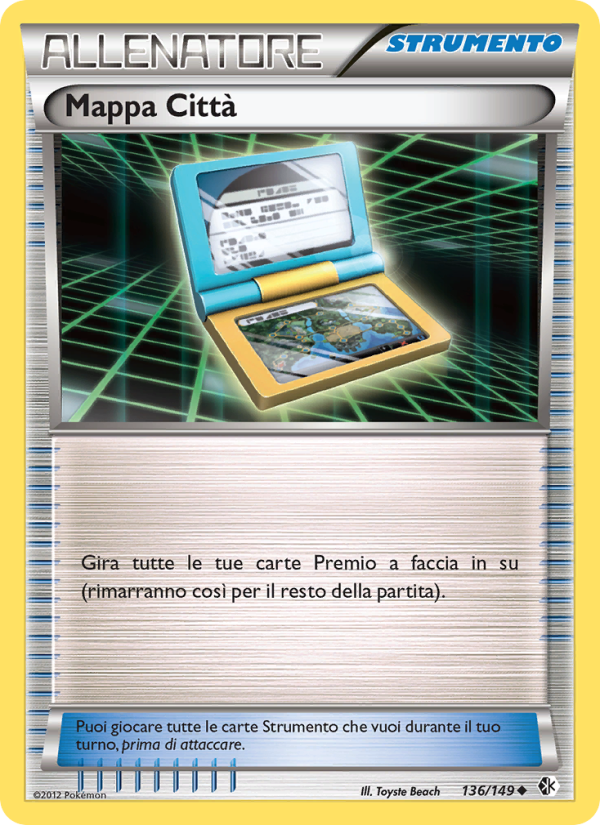 Mappa Città 136/153 — Boundaries Crossed (Italian Pokémon TCG card)
