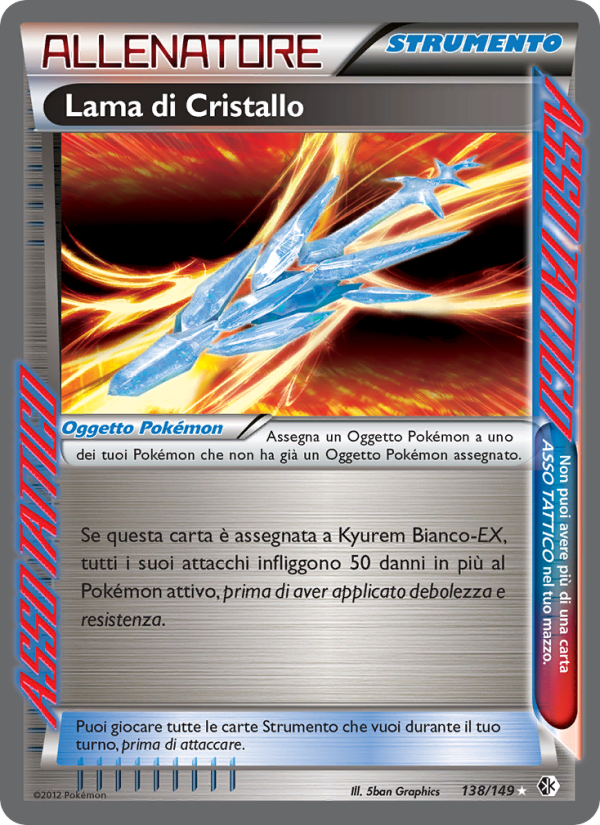 Lama di Cristallo 138/153 — Boundaries Crossed (Italian Pokémon TCG card)