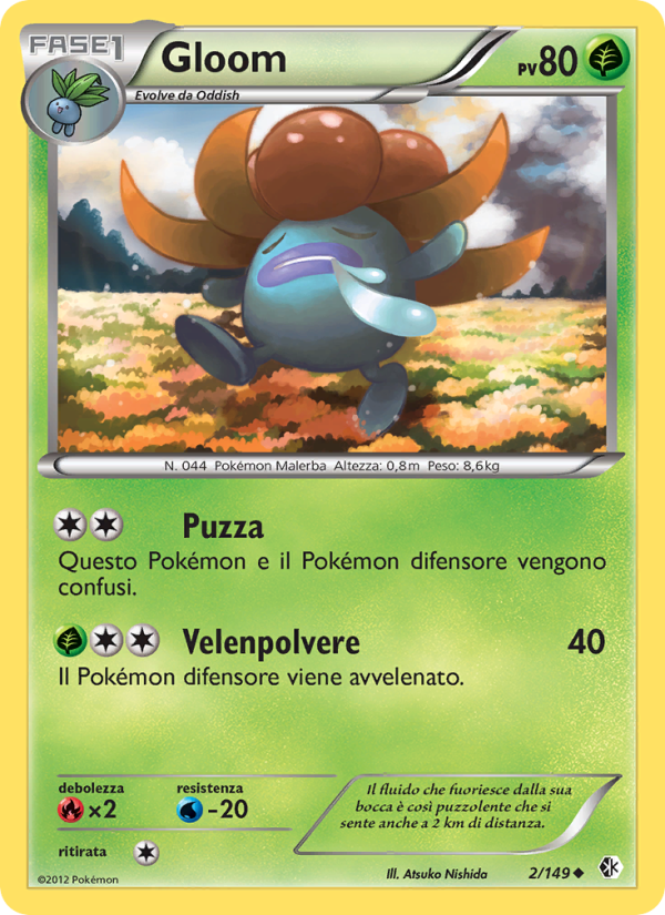Gloom 002/153 — Boundaries Crossed (Italian Pokémon TCG card)