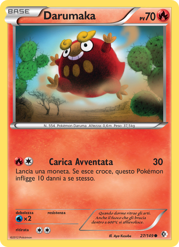 Darumaka 027/153 — Boundaries Crossed (Italian Pokémon TCG card)