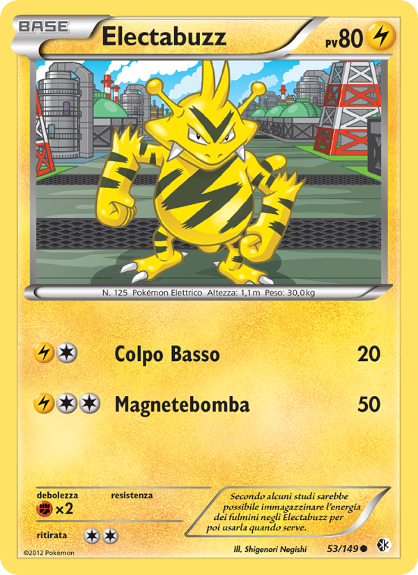 Electabuzz 053/153 — Boundaries Crossed (Italian Pokémon TCG card)