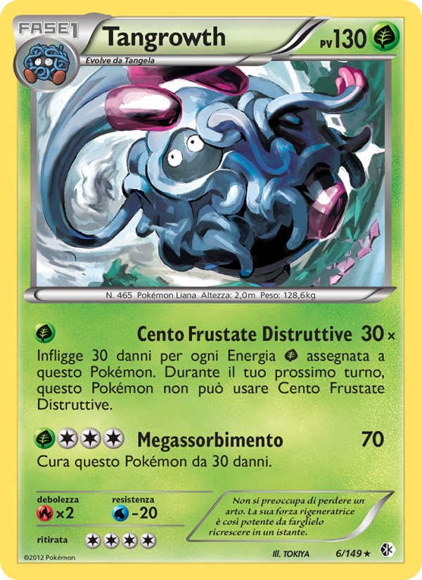Tangrowth 006/153 — Boundaries Crossed (Italian Pokémon TCG card)
