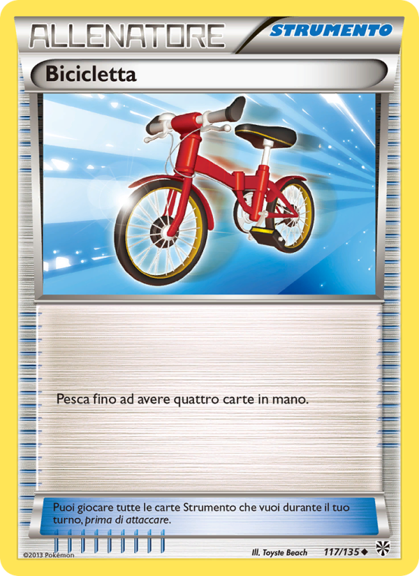 Bicicletta 117/138 — Plasma Storm (Italian Pokémon TCG card)