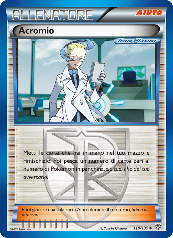 Acromio 118/138 — Plasma Storm (Italian Pokémon TCG card)