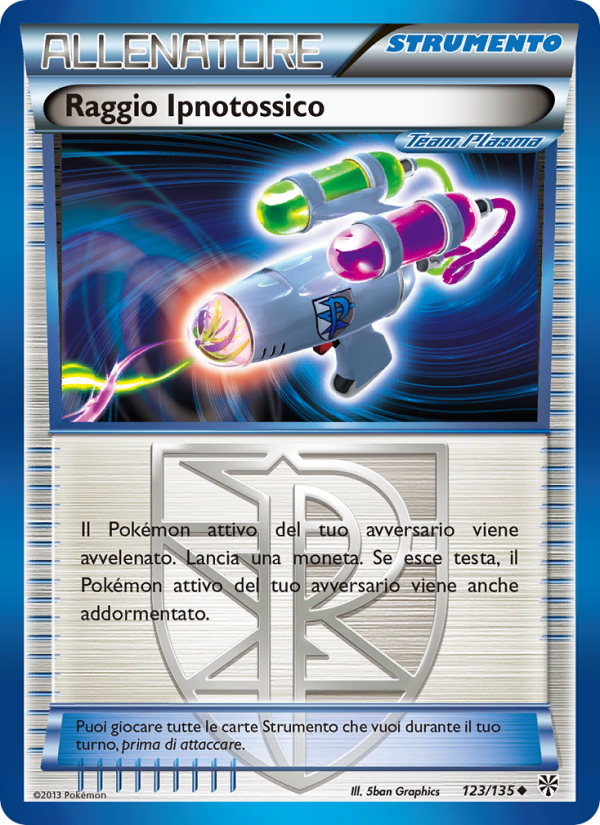 Raggio Ipnotossico 123/138 — Plasma Storm (Italian Pokémon TCG card)
