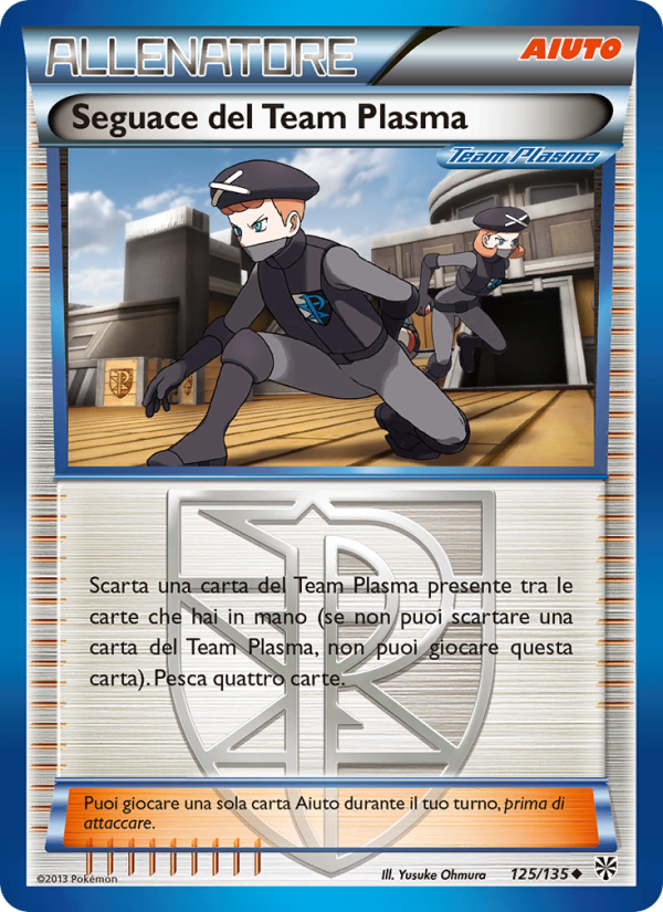 Seguace del Team Plasma 125/138 — Plasma Storm (Italian Pokémon TCG card)