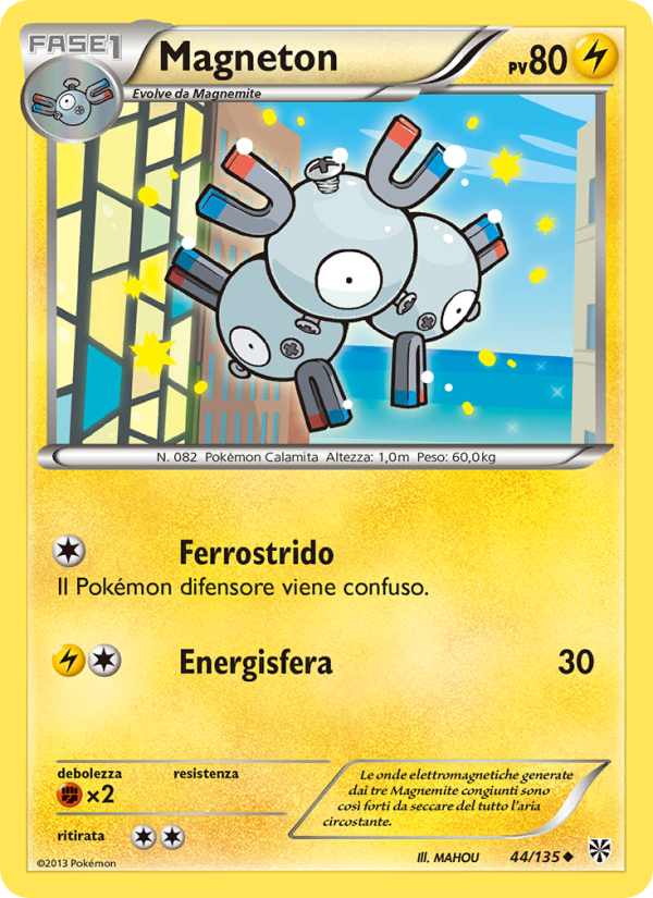 Magneton 044/138 — Plasma Storm (Italian Pokémon TCG card)