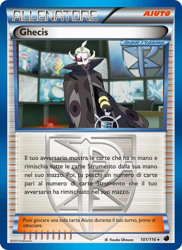 Ghecis 101/122 — Plasma Freeze (Italian Pokémon TCG card)