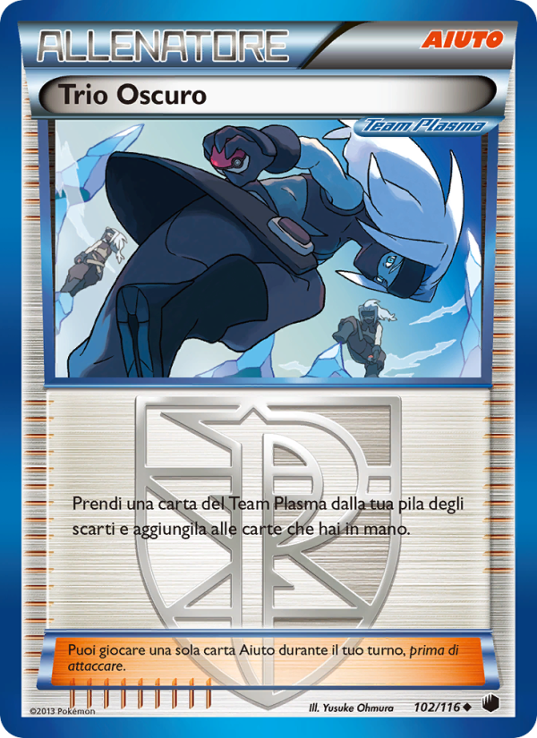 Trio Oscuro 102/122 — Plasma Freeze (Italian Pokémon TCG card)