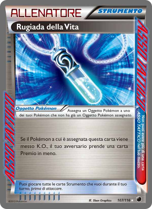 Rugiada della Vita 107/122 — Plasma Freeze (Italian Pokémon TCG card)